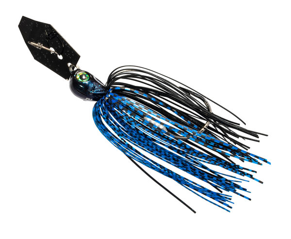 Z-MAN Tungsten Chatterbait Elite  EVO 3/8 oz. Blacl/Blue