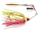 Strike King Bleeding Mini-King Spinnerbait  Bleeding Chartreuse White