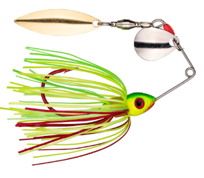 Strike King Bleeding Mini-King Spinnerbait  Bleeding Fire Tiger