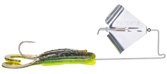 Strike King KVD Toad Buzz 3/8 oz / Green Pumpkin Chartreuse Belly