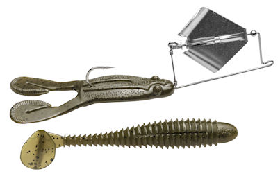 Strike King Skipping Buzzbait - Green Pumpkin