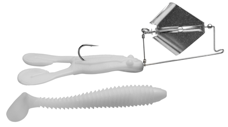 Strike King Skipping Buzzbait - White