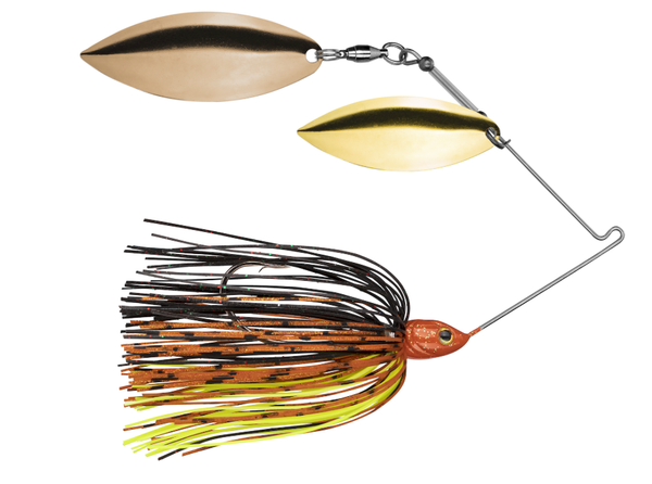 Strike King Tour Grade Spinnerbait 3/8 oz Willow/Willow / Green Tomato