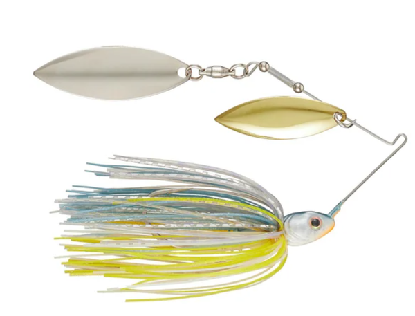 Strike King Tour Grade Spinnerbait Compact 1/2 oz Willow/Willow Sexy Shad 2.0