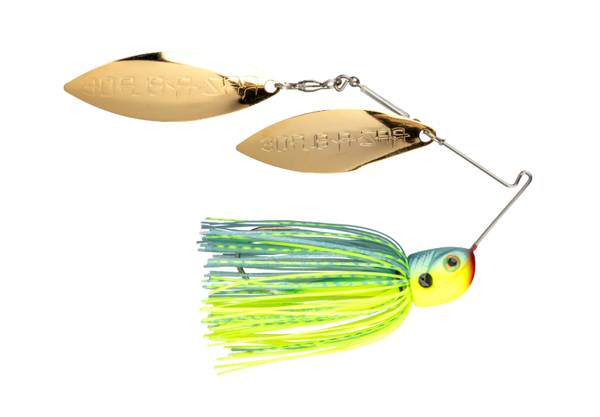 Strike King TG BD Spinnerbait 1oz Chart/Pwdr Blue