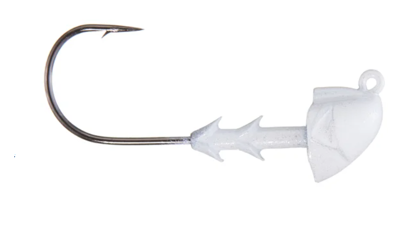 Buckeye The Shocker Swimbait Head 3/4 oz Pearl 2pk.