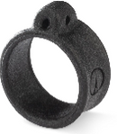 VMC Crossover Ring Black 6MM 10ct