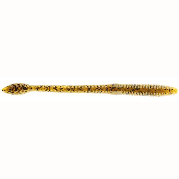 Strike King Fat Baby KVD Finesse Worm 5in 12ct Green Pumpkin