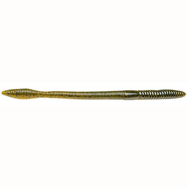 Strike King Bullworm 10in 6ct Green Pumpkin