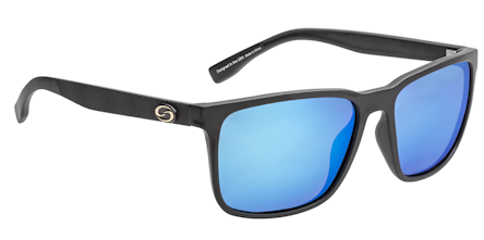 Strike King Sunglass S11 Optics Matte Black Frame Revo White Mirror