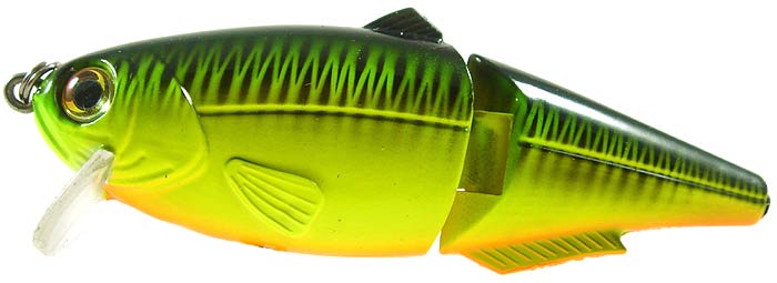 Strike King King Shad 4in Fire Tiger