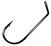 Gamakatsu Flat Eye Jig Hook 60 100ct 4/0