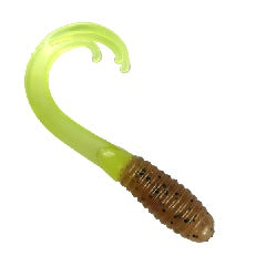 Southern Pro Triple Tip Grub 10ct Pumkin/Chartreuse