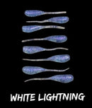 Hooked Up Crappie Tickler - White Lightning